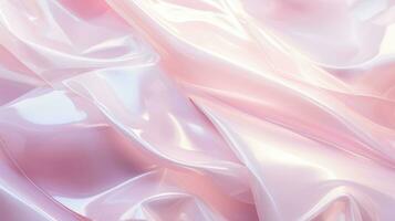 pink silk fabric textile satin abstract background, AI Generative photo