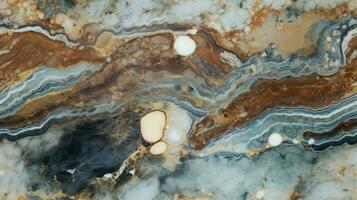 abstract marble texture agate gold orange black, ai photo