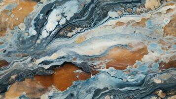 abstract marble texture agate gold orange black, ai photo