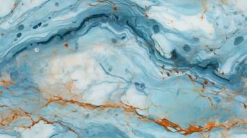 abstract marble texture agate light blue, ai photo