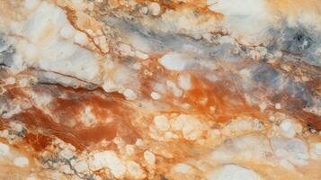 resumen mármol textura ágata oro naranja, ai foto
