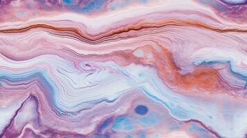 abstract marble texture agate pink purple magenta, ai photo