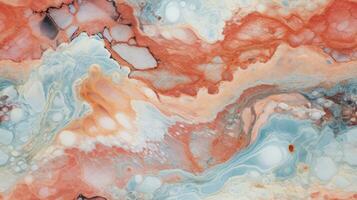 abstract marble texture agate red, ai photo