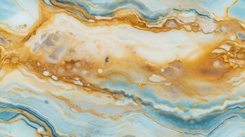 abstract marble texture agate yellow gold, ai photo