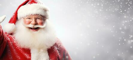 santa claus xmas christmas promoption sale copyspace banner, ai photo