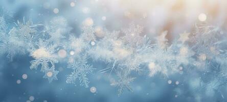 snow snowflakes cold winter frozen background texture, ai photo