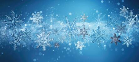 snow snowflakes cold winter frozen background texture, ai photo