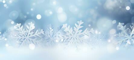 snow snowflakes cold winter frozen background texture, ai photo