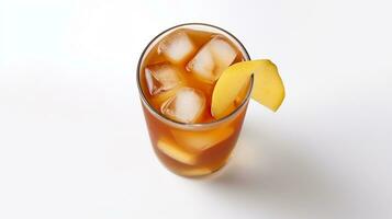 Photo of a Apple Cider drink isolated on white background. Generative AI