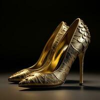 Ai Generative Photo of a woman shoes