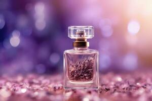 Ai Generative Photo of a luxury perfume bottle