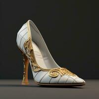 Ai Generative Photo of a woman shoes