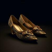 Ai Generative Photo of a woman shoes