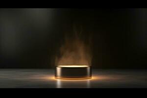 Ai Generative Photo of a podium for product presentation