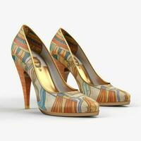 Ai Generative Photo of a woman shoes