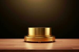 Ai Generative Photo of a podium for product presentation