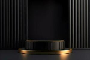 Ai Generative Photo of a podium for product presentation