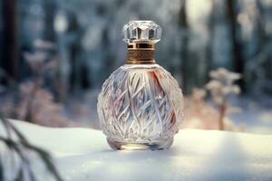 Ai Generative Photo of a luxury perfume bottle