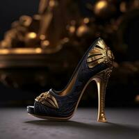 Ai Generative Photo of a woman shoes