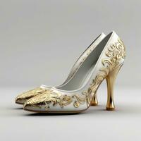 Ai Generative Photo of a woman shoes
