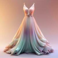 Ai Generative Photo of a woman dress