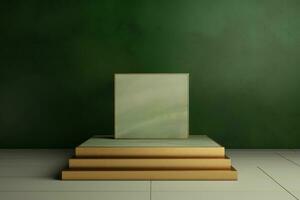 Ai Generative Photo of a podium for product presentation