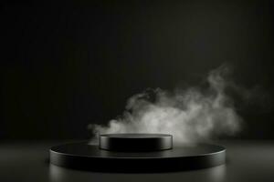Ai Generative Photo of a podium for product presentation