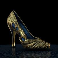 Ai Generative Photo of a woman shoes
