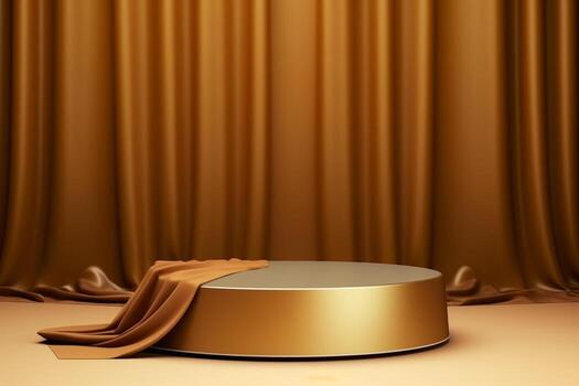 Ai Generative Photo of a podium for product presentation