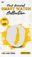 Watch collection Instagram and Facebook story post psd