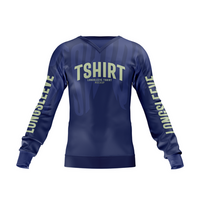 Longsleeve tshirt mockup front view psd