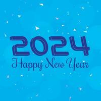 Happy new year 2024 design vector