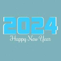 Happy new year 2024 design vector