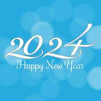 Happy new year 2024 design vector
