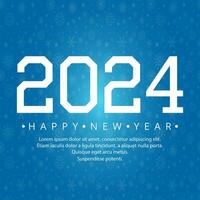 Happy new year 2024 design with numbers. happy new year 2024 vector design for poster, calendar, banner and more