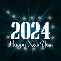 Happy new year 2024 design vector