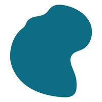 abstract blobs dark blue for background vector