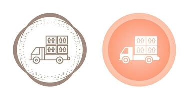 Loaded Truck Vector Icon