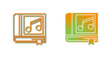 Music Book Vector Icon