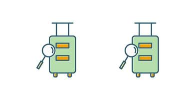 Luggage Inspection Vector Icon