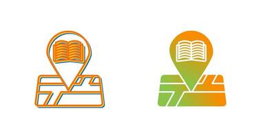 Library Location Vector Icon