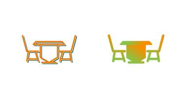 Lunch Table Vector Icon