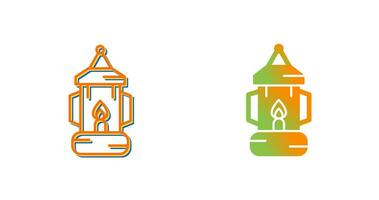 Oil Lamp Vector Icon