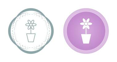 Flower Pot Vector Icon