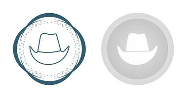 icono de vector de sombrero de vaquero