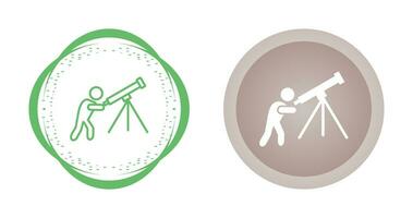Adjusting Telescope Vector Icon
