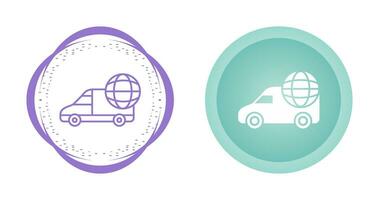 Global Delivery Vector Icon