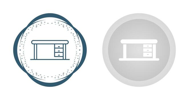 icono de vector de mesa