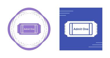 Movie Ticket Vector Icon