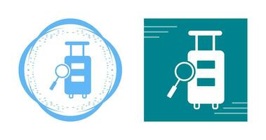 Luggage Inspection Vector Icon